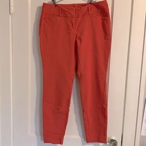 The Limited Exact Stretch Ankle Pants | Coral | 8
